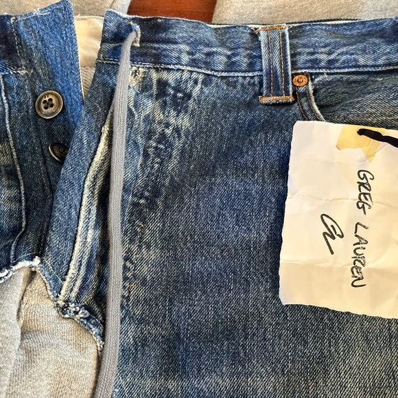 Greg Lauren 50/50 Levi & Joggers - Picture 8 of 9